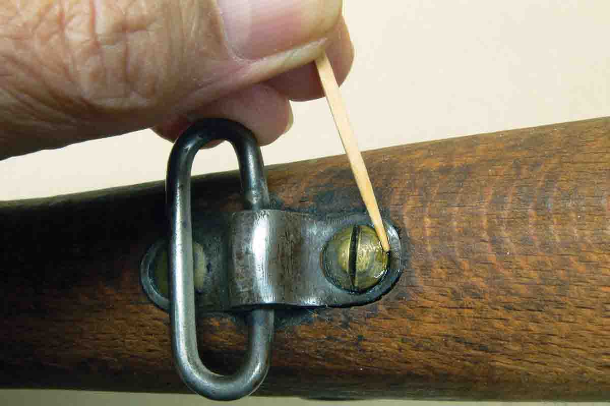 A tiny amount of penetrating oil at the edge of a screw head will overcome rust in a few hours, preventing slot damage.